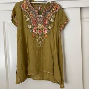 Johnny Was Shirt Size Small